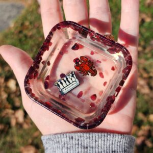 Friends Inspired Garnet Lobster Mini Bowl