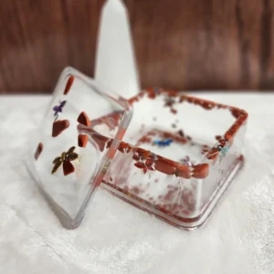 Red Jasper Dragonfly Trinket Box