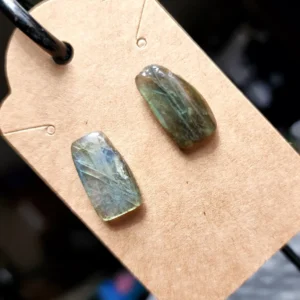 Long Labradorite Earrings