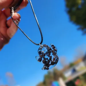 Hematite Ghost Necklace