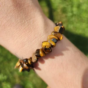 Tigers Eye Chip Bracelet