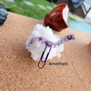 Amethyst Bookworm Bookmark