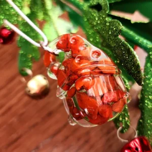 Red Jasper Gnome Ornament
