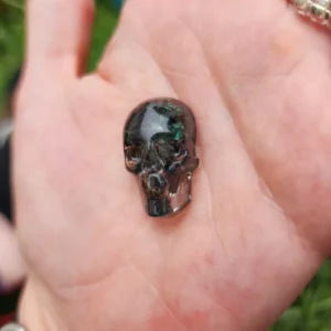 Chalcopyrite Skull Magnet