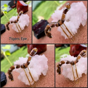 Tigers Eye Bookworm Bookmark