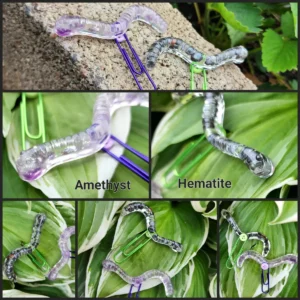 Hematite Bookworm Bookmark