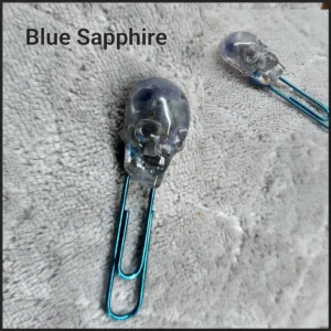 Sapphire Skull Bookmark