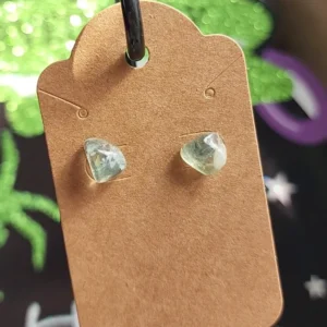 Green Fluorite Earrings