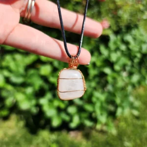 Rose Quartz Wire Wrapped Necklace