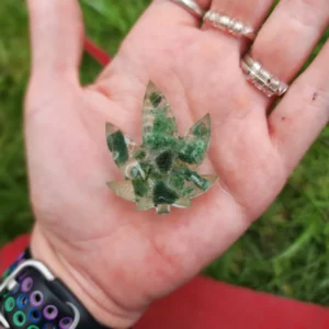 Emerald Pot Leaf Magnet