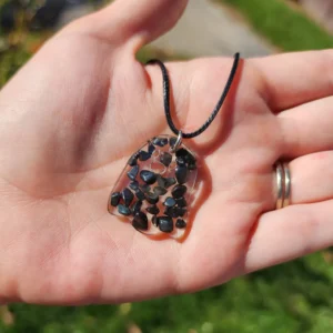 Hematite Ghost Necklace