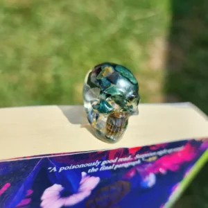 Bloodstone Skull Bookmark, Full Size Skull