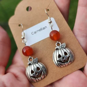 Carnelian Jack OH Lantern Earrings