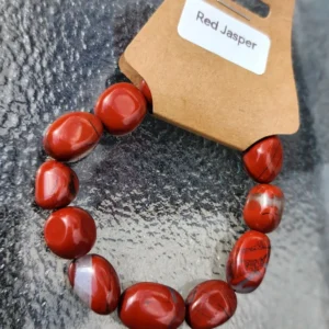 Chunky Red Jasper Bracelet