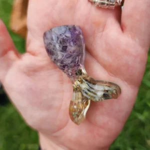 Amethyst Mermaid Tail Magnet