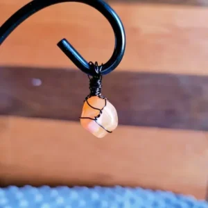 Carnelian Wire Wrapped Necklace