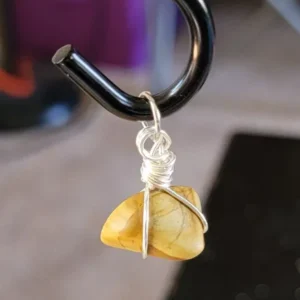 Picture Jasper Wire Wrapped Necklace