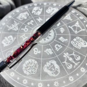 Red Rose Petals Zen Pen with Stylus